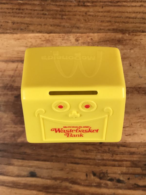 McDonaldland Wastebasket Bank マクドナルドランド ビンテージ コイン