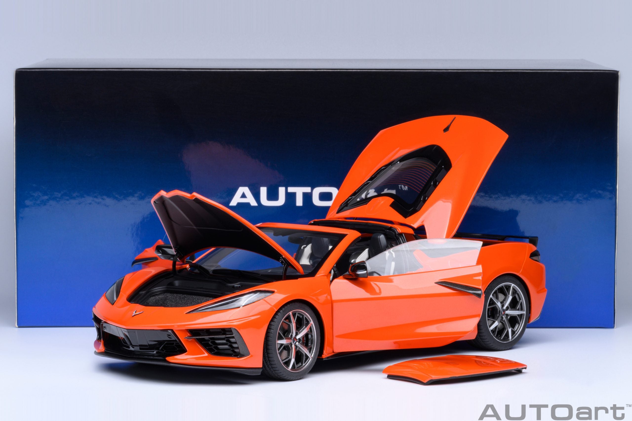 AUTOart Chevy Corvette C8 Z51 Sebring Orange 1:18 – STM Diecast