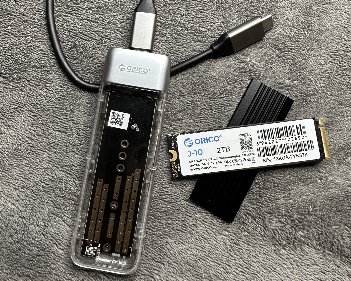 ORICO 2TB SSD With NVMe Enclosure Review - StorageReview.com