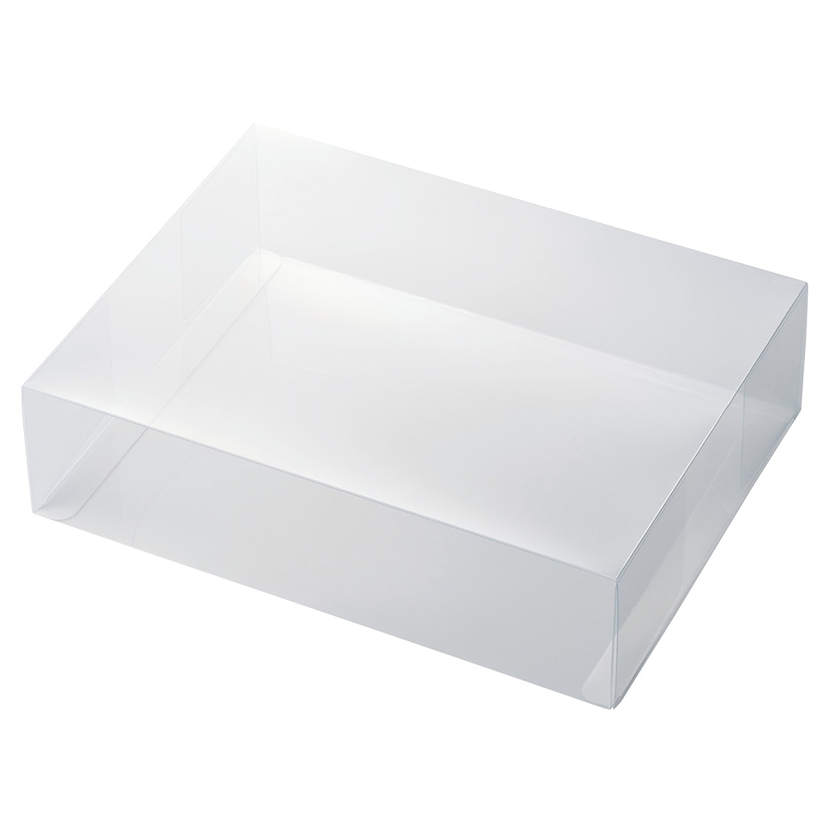 透明クリアボックス(ワンタッチ組立式) 4×4×2cm