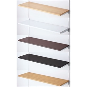 木棚 幅90×奥行30cm クロームブラケットセット〔ストエキオリジナル