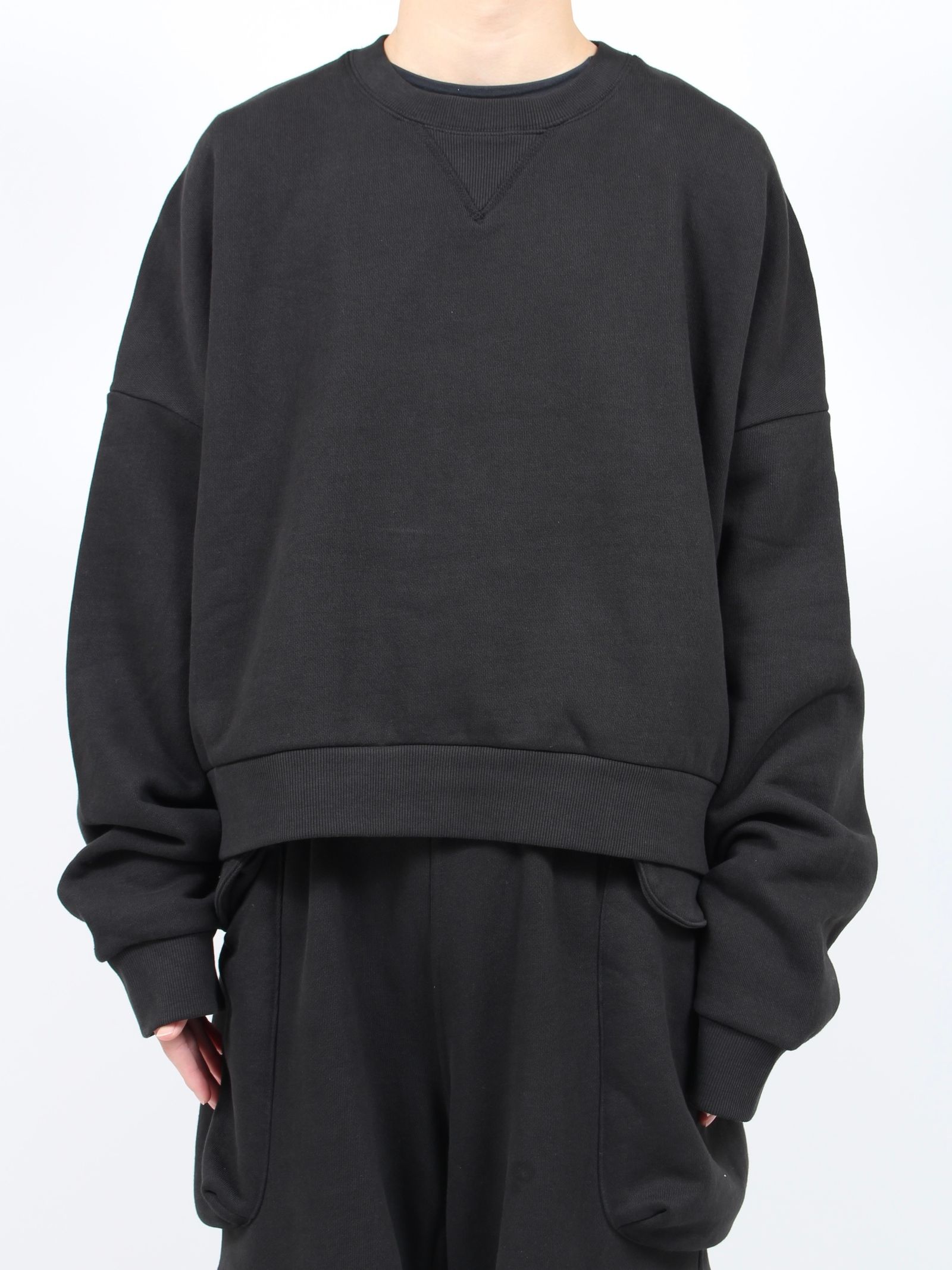 entire studios - ボックス クルー スウェット / BOX CREW / SOOT