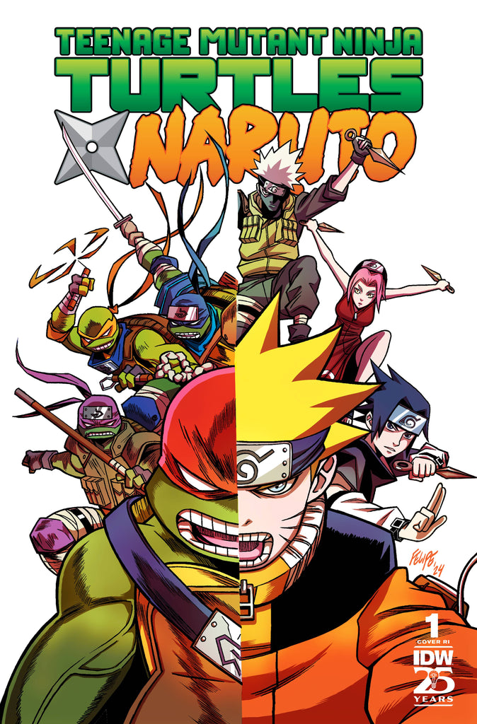 TEENAGE MUTANT NINJA TURTLES X NARUTO #1 COVER PACK PRE-ORDER