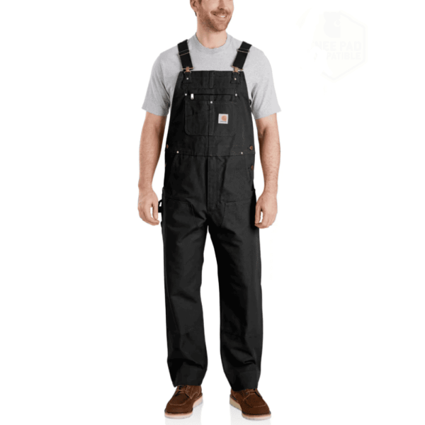 Carhartt Duck Bib Overall - Black - Stampede Tack & Western Wear