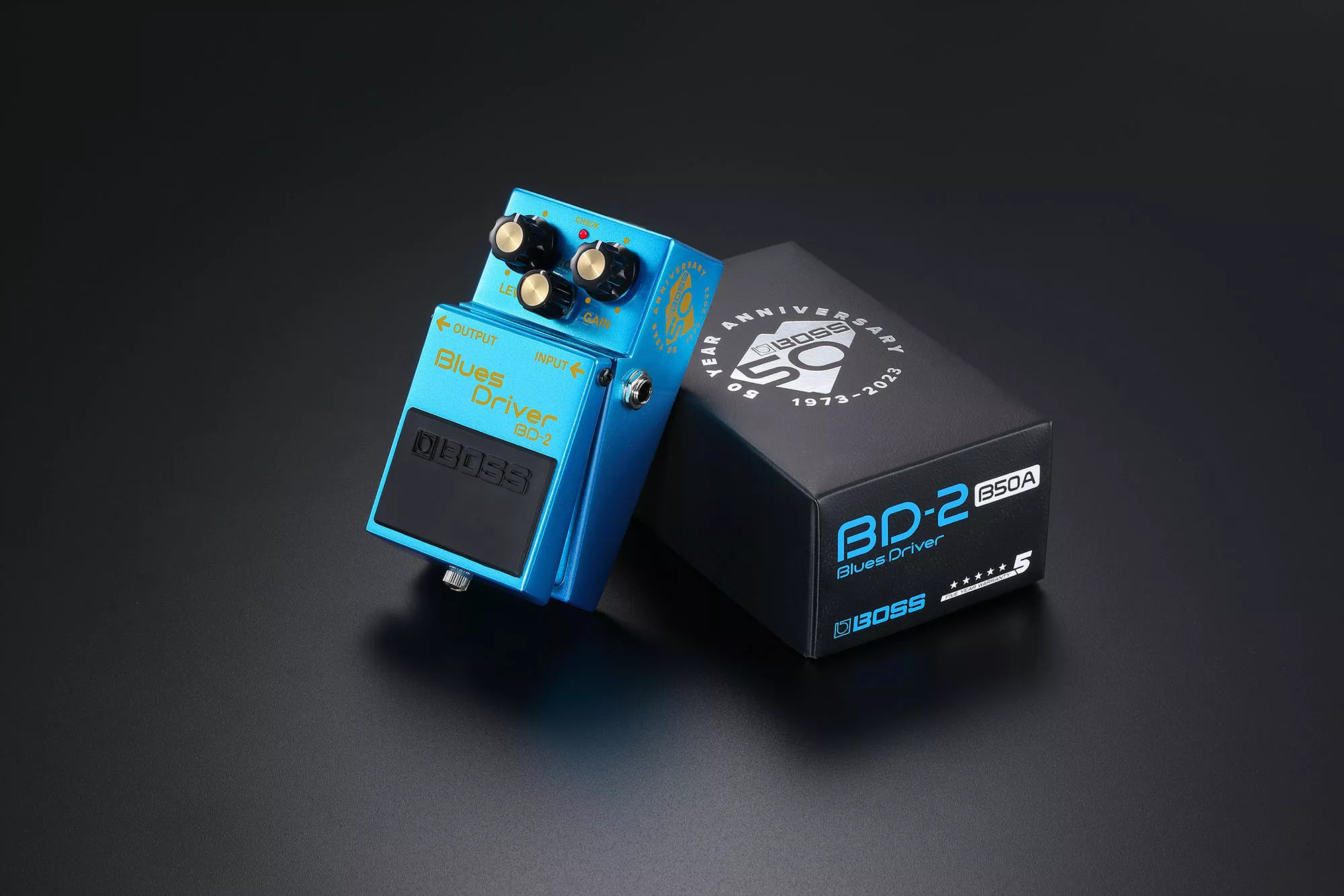 Boss BD-2-B50A Blues Driver 50th Anniversary Overdrive, distortion