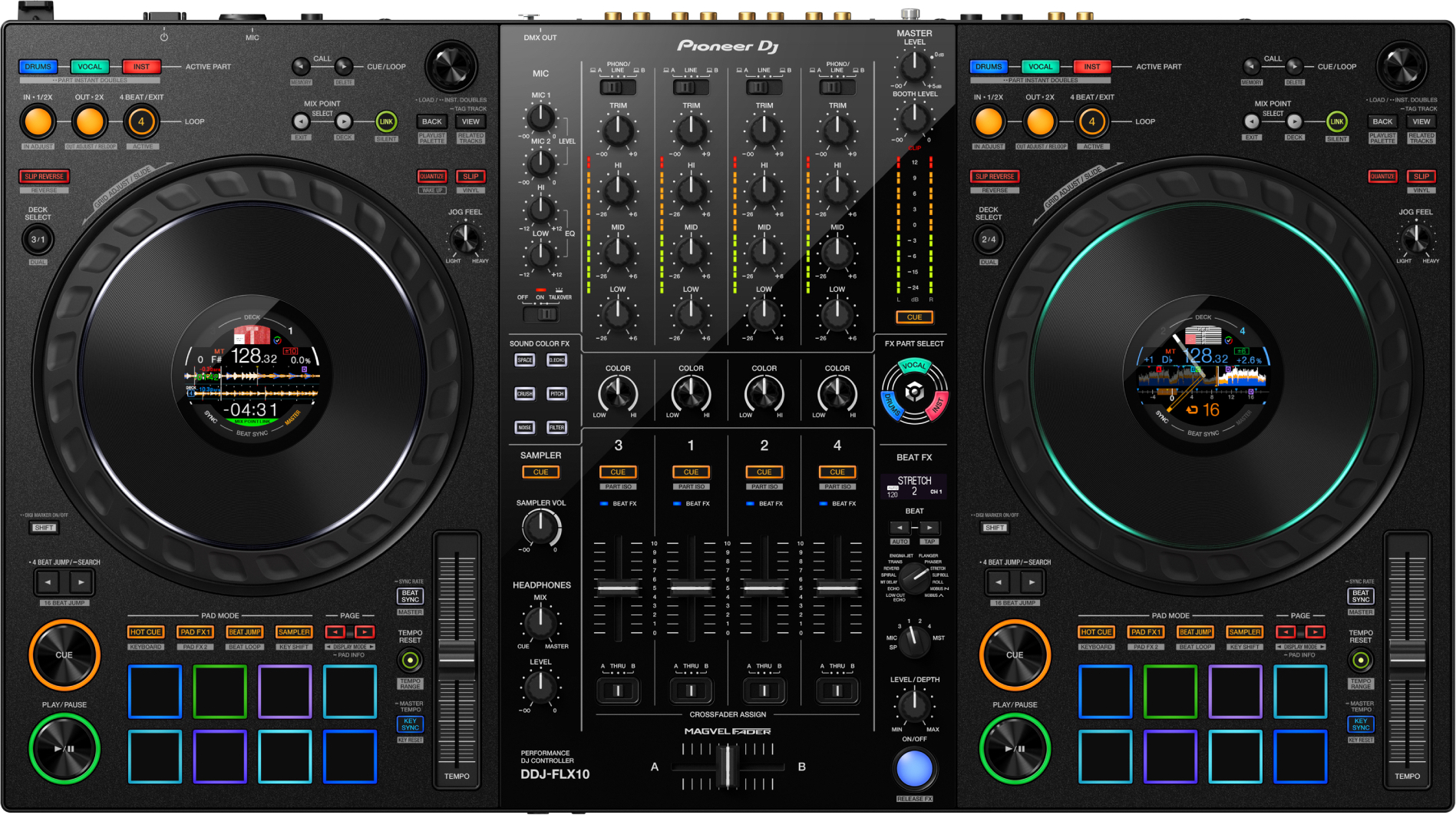 Pioneer dj DDJ-Flx10 Usb dj-controller