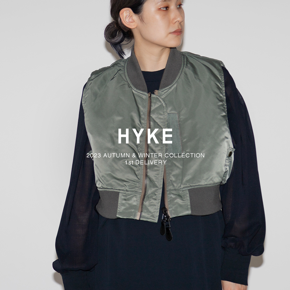 HYKE＞2023AWコレクションスタート | st company online store 入荷