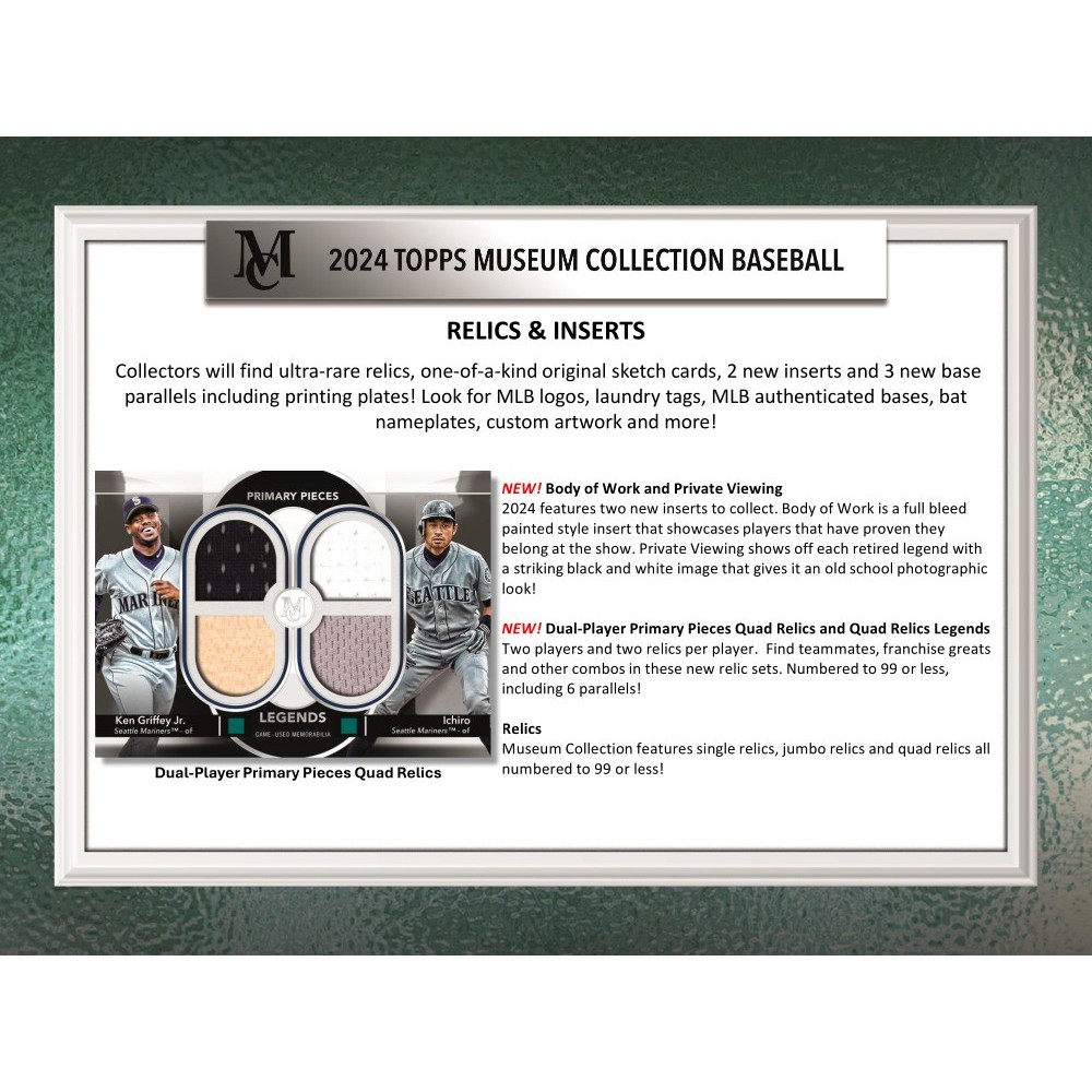 2024 Topps Museum Collection Baseball Hobby Box | Steel City