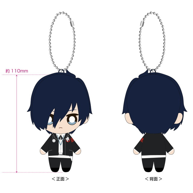 ペルソナ25周年 主人公ぬいぐるみキーホルダー P3M：グッズ | ステラワース