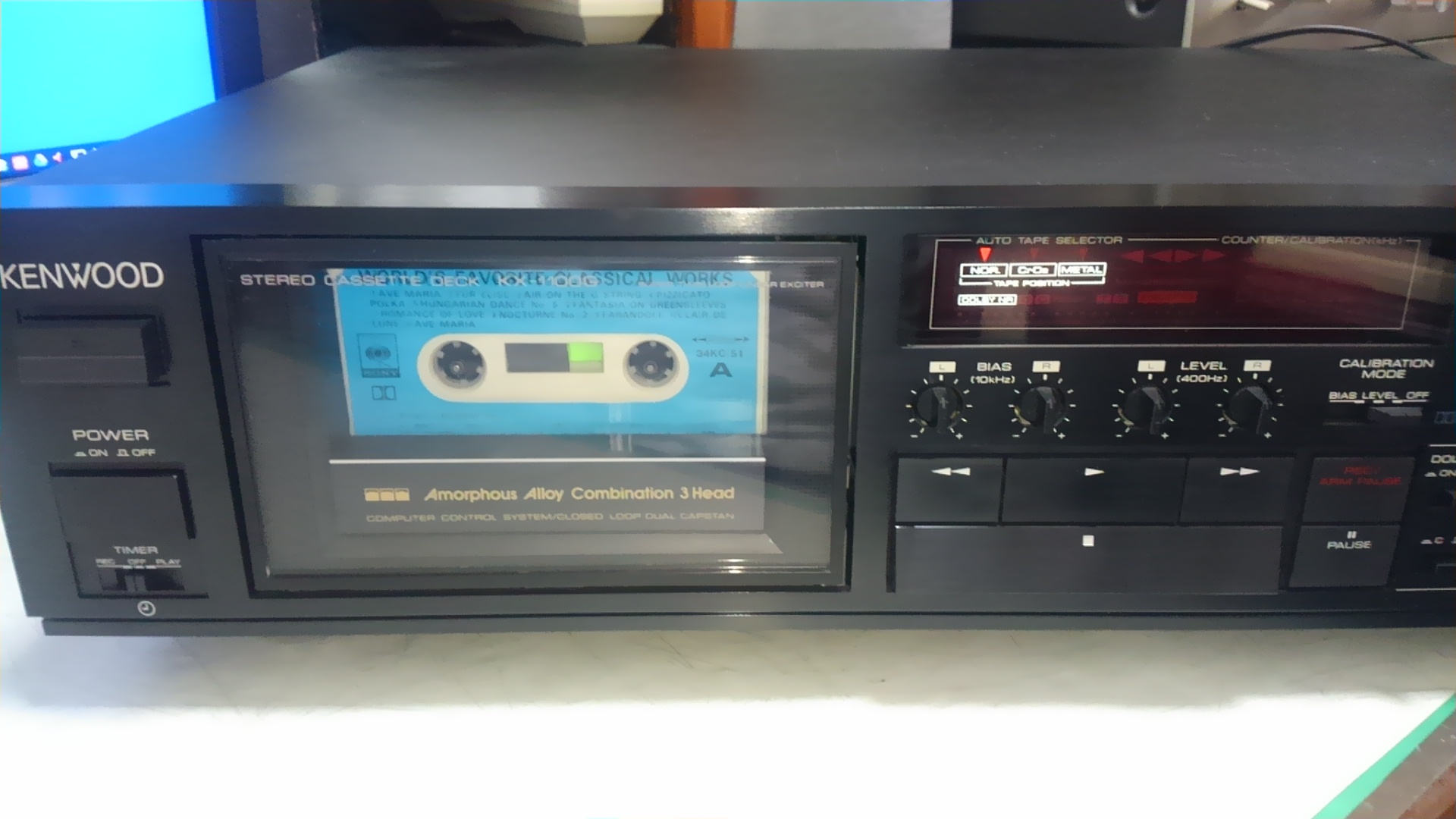 KENWOOD カセットデッキ KX-1100Gの修理