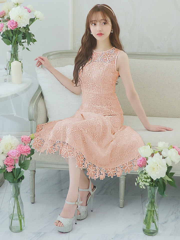 XS-Lサイズあり 【GINZA COUTURE/銀座クチュール】フラワーレース