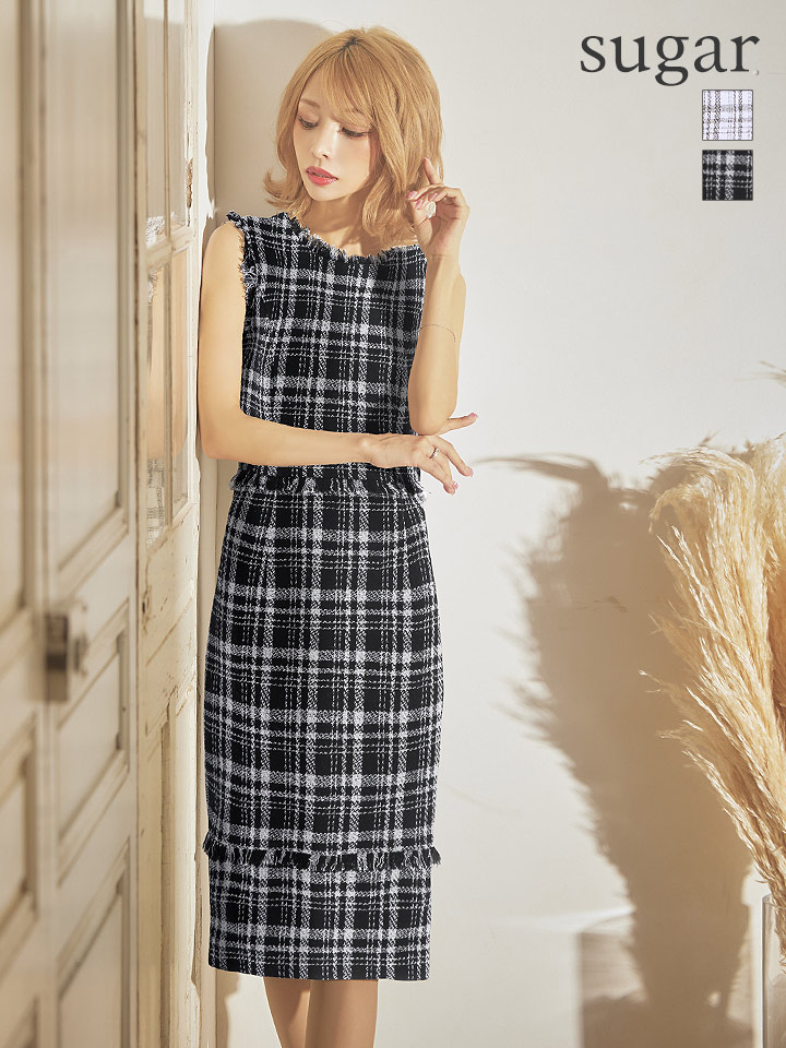 門りょうちゃん着用【XS-Lサイズあり】【ERUKEI エルケイ】ツイード