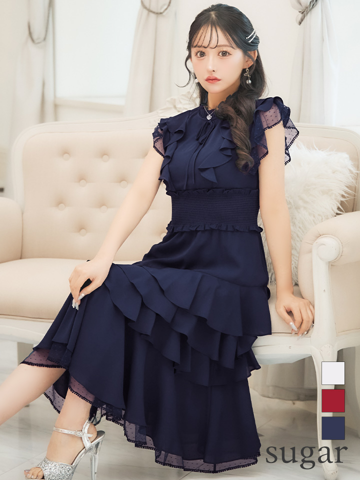 XS-Lサイズあり【SETTAN/セッタン】ハイネック/ リボン/ シアー