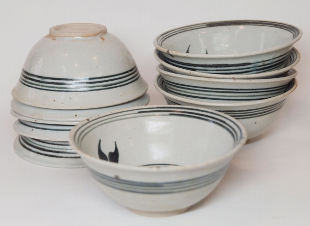 茶道具】 宋胡録茶碗 魚紋 10客数茶碗 すいぎょく園｜創業百年、お茶