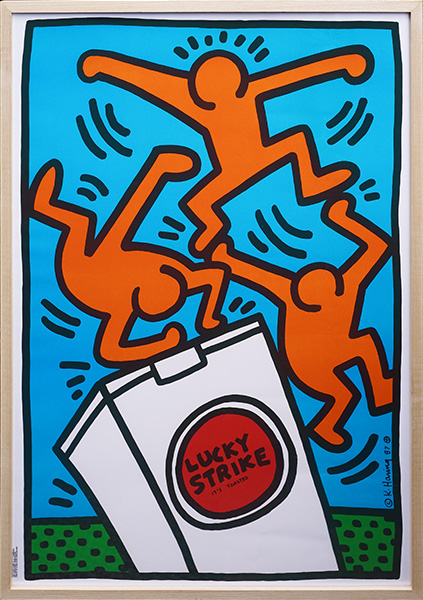 キースへリング | ポスター：Lucky Strike