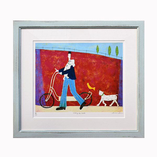 アノラスペンス 白い牛 シルクスクリーン アノラスペンス 白い牛