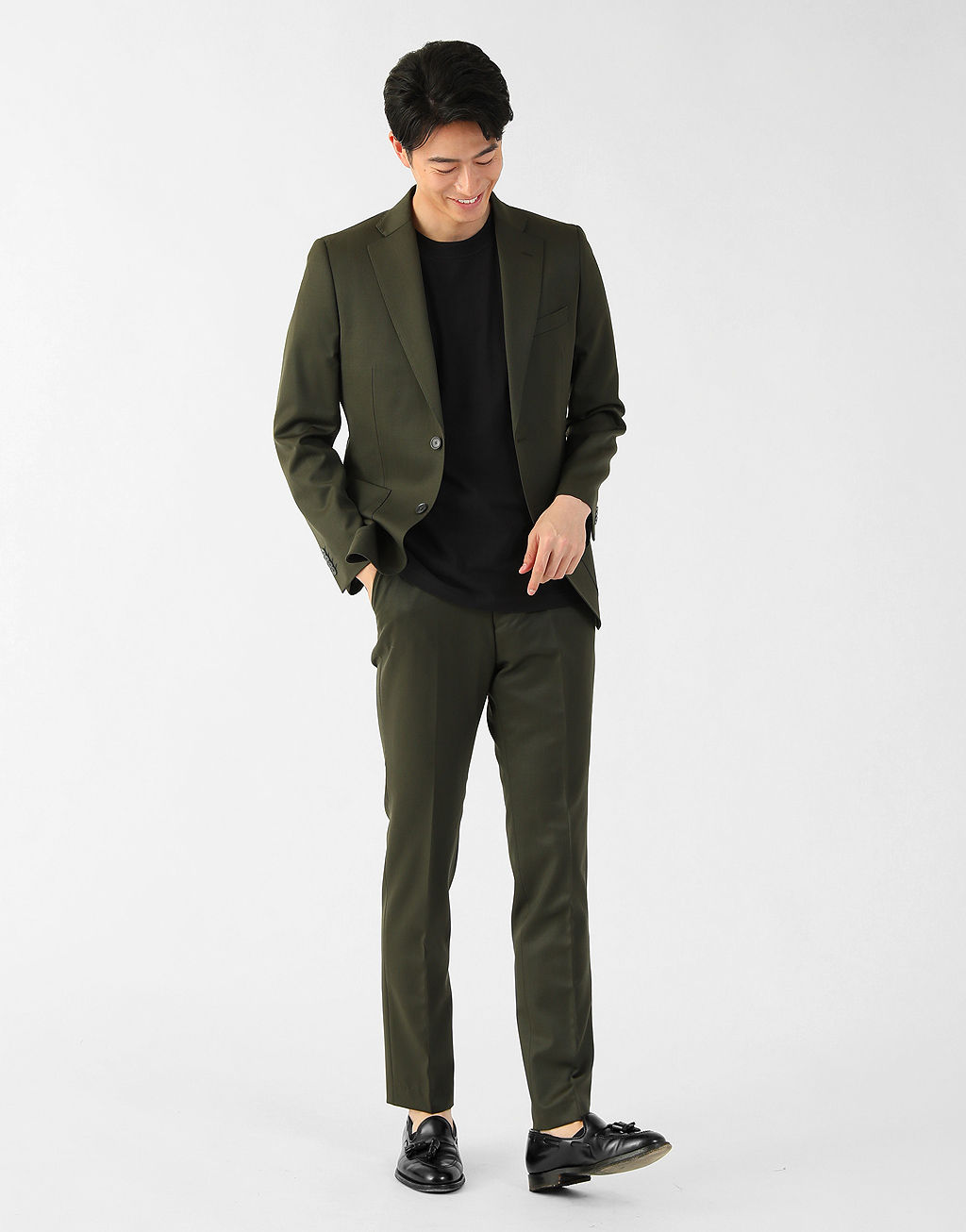 SB56GR ダークグリーン・プレーン（無地） サブスク【初回スーツ登録