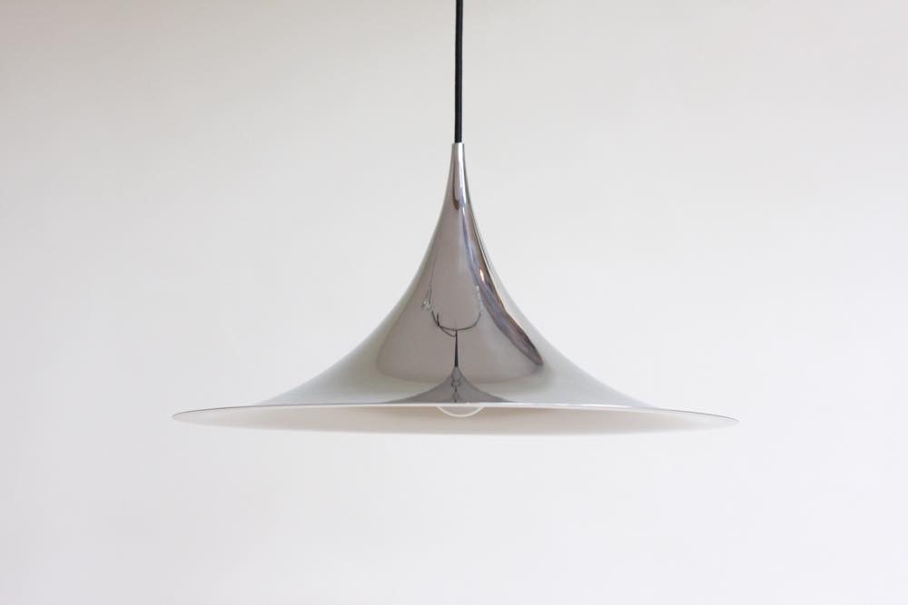 デンマーク製/Fog & Morup社/Semi/セミ/ペンダントライト/シルバー/47cm