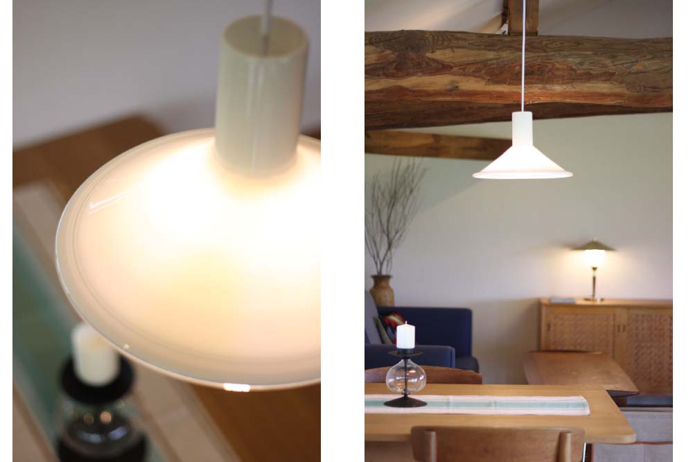 Holmegaard ホルムガード ホワイト ペンダントライト P&T