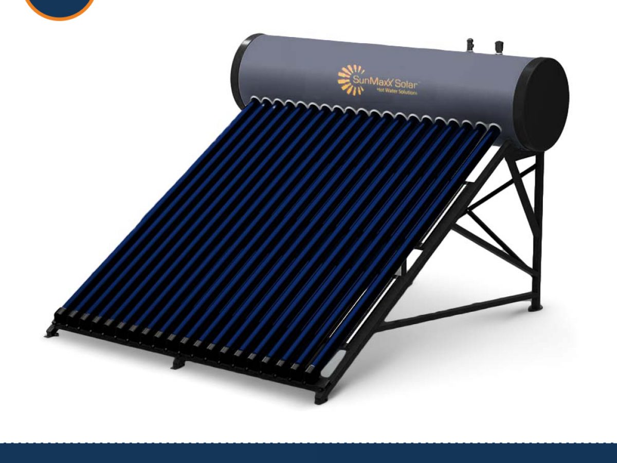 DIY Solar Hot Water Heater ThermoPower™ VTS 15 Tube / 40G