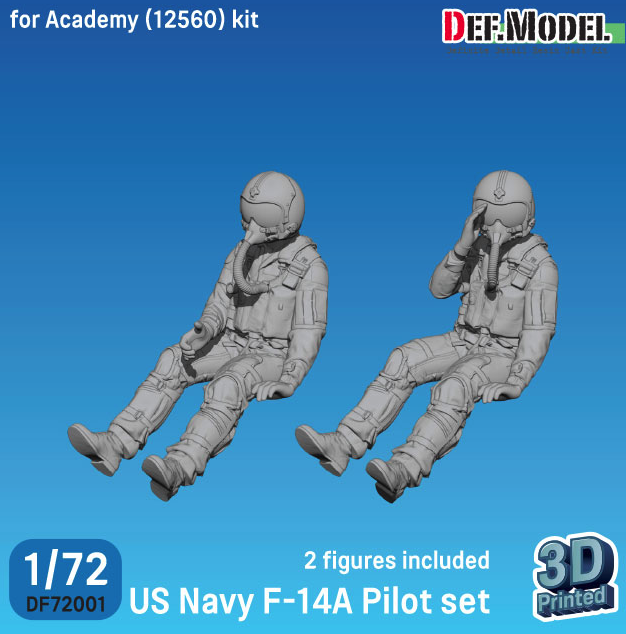 US F-14A Pilot set DEF Model -DF72001
