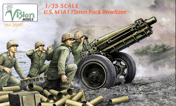 U.S. M1 A1 75mm Pack Howitzer Vision Models 35001