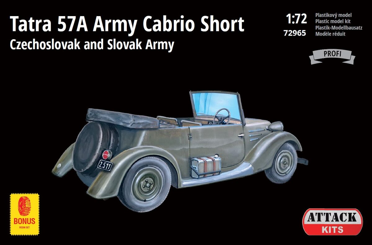 Tatra 57A Army Cabrio Short - Czechoslovak And Slovak Army Attack