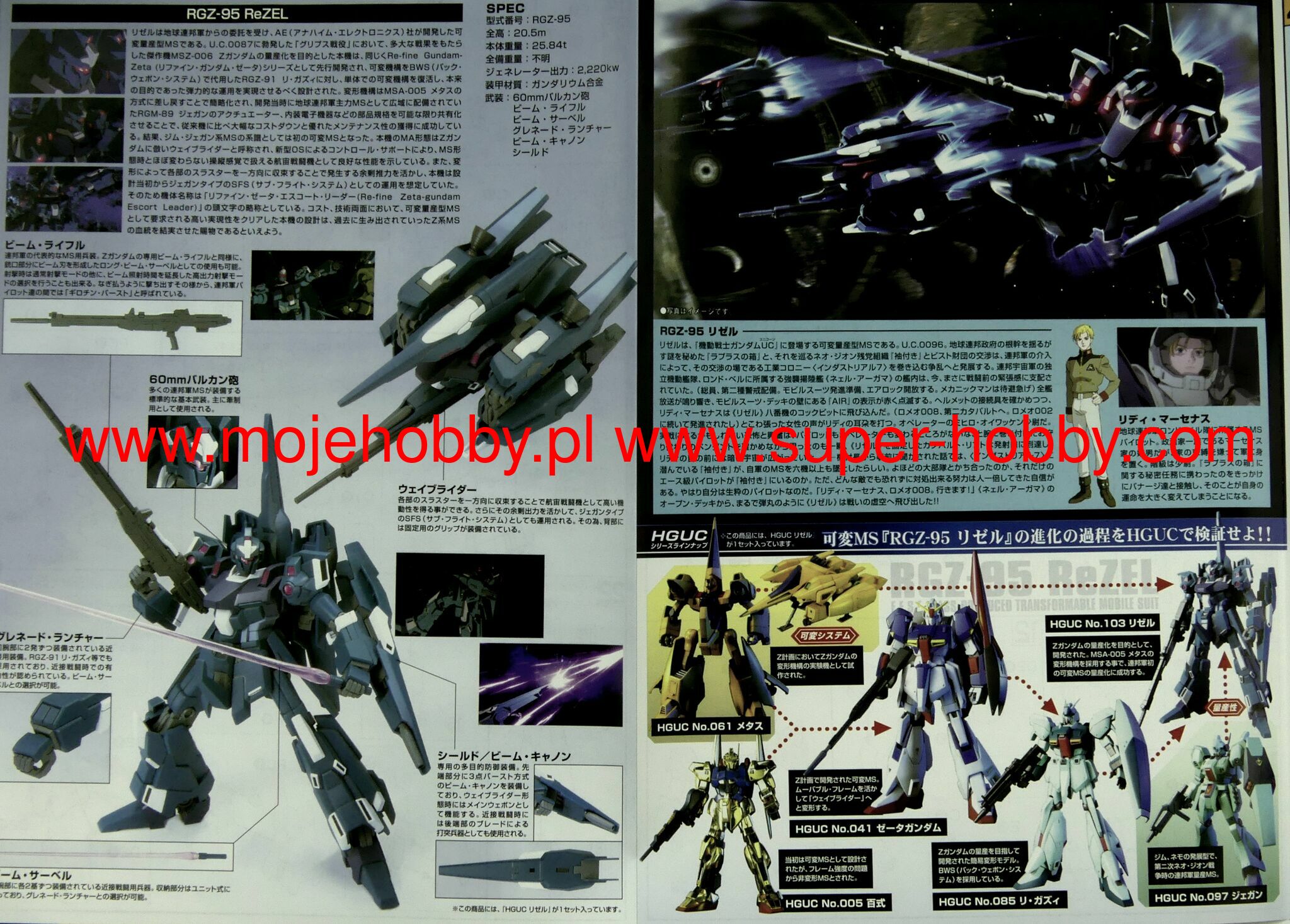 RGZ-95 ReZEL Bandai 64089