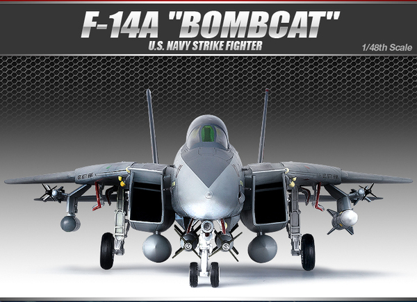 F-14A Bombcat U.S. Navy Strike Fighter Academy 12206