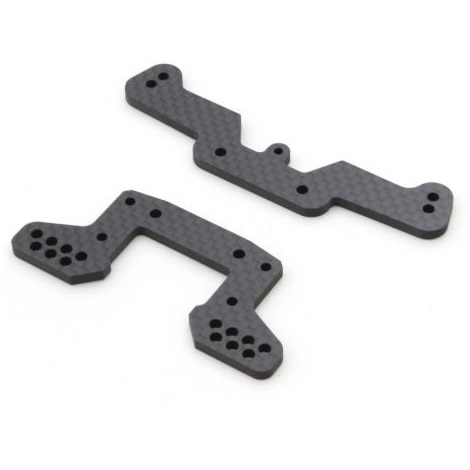 カーボンリヤショックステーセット(オプティマミッド) [OTW137