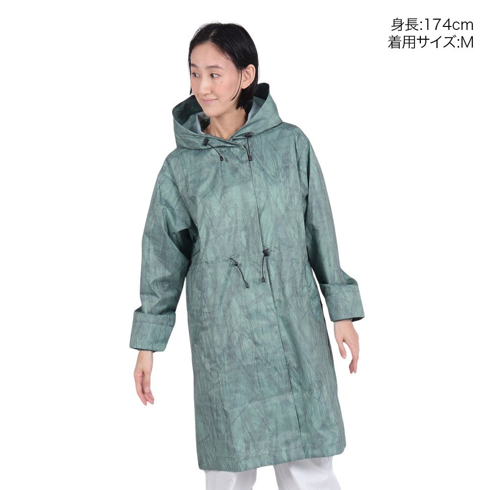 ミズノ（MIZUNO）（レディース）レインコート 雨具 はっ水 防水透湿