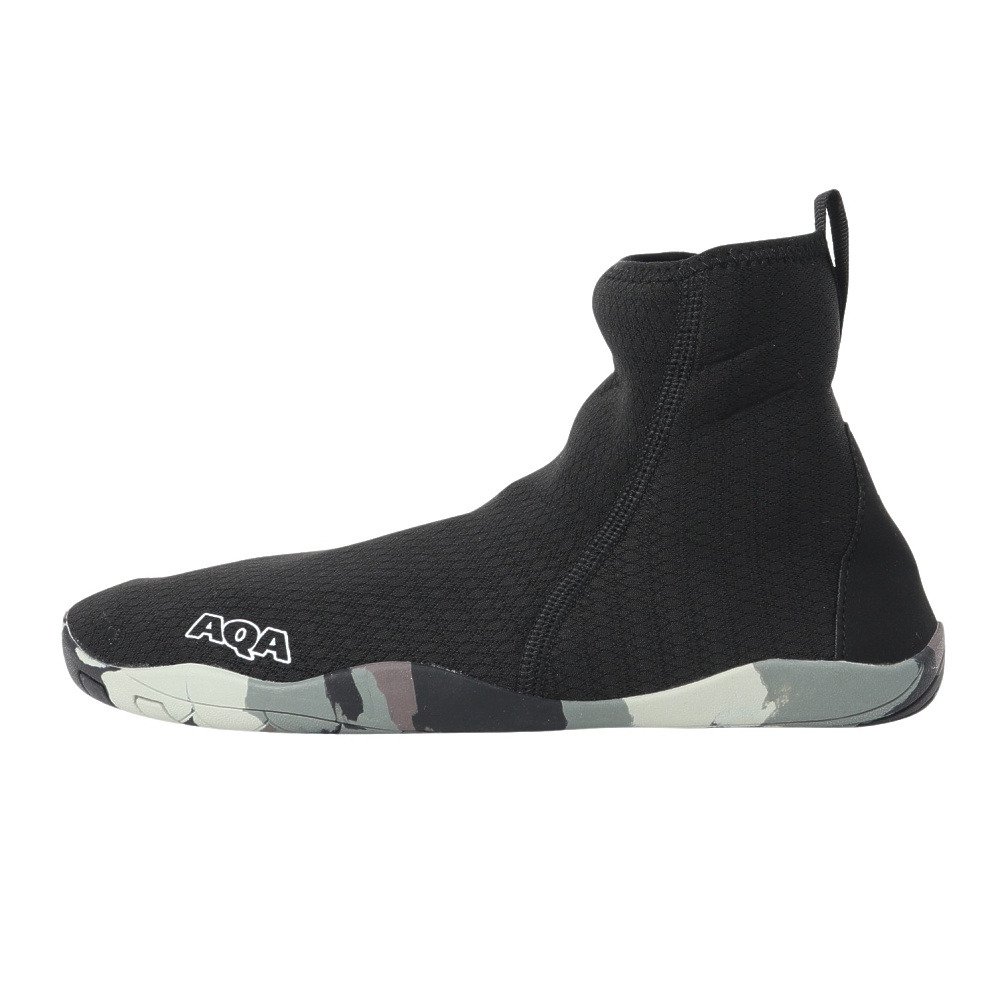 アクア（AQA）（メンズ）ハイカットマリンシューズBK 26 KW-4676