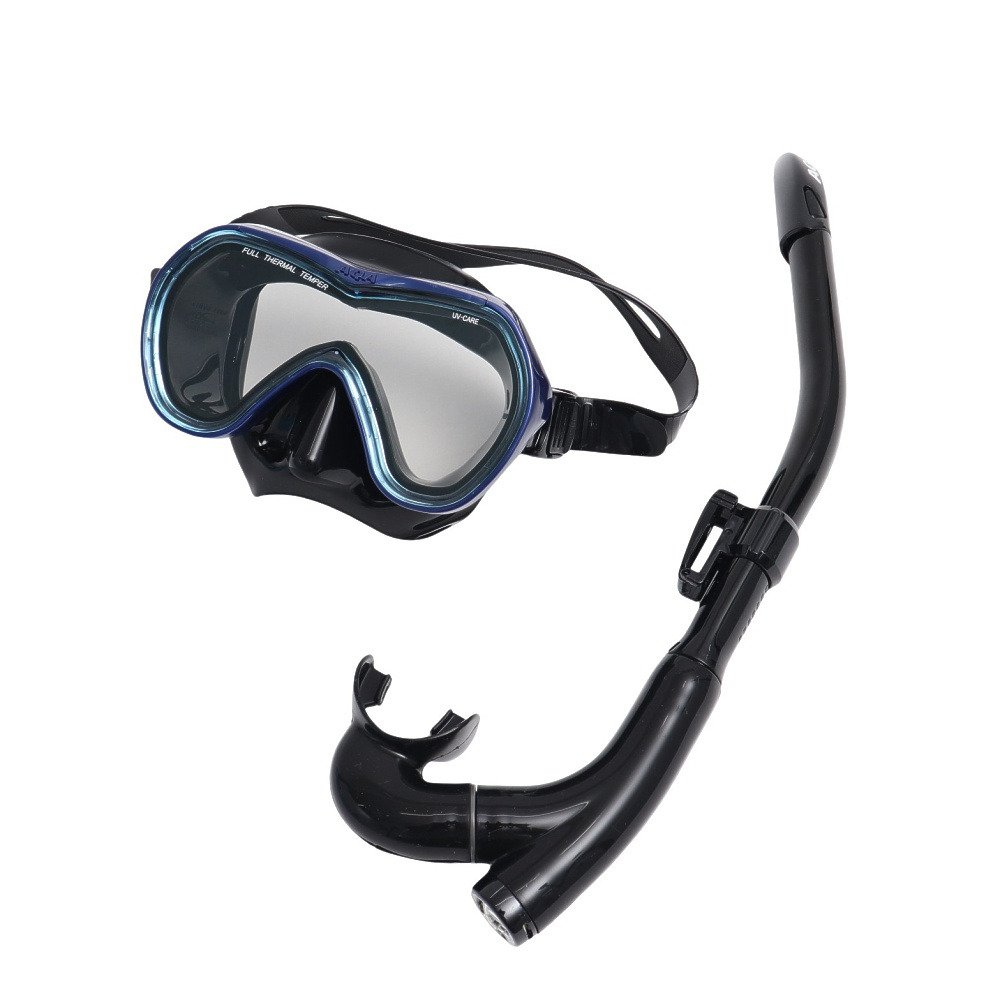 アクア（AQA）（メンズ、レディース）マスク スノーケル オルカソフト