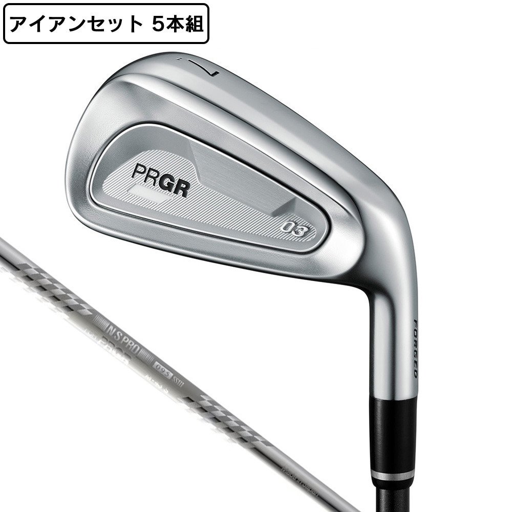 プロギア（PRGR）（メンズ）03 アイアンセット 5本(7I～9I、PW、AW
