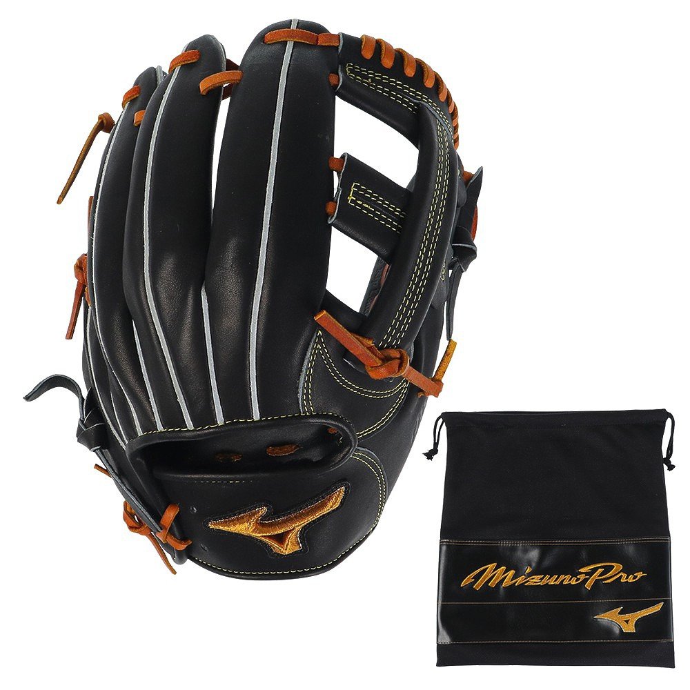 キング】BBA 硬式用 外野手用グローブ 小型 小指2本入れ 軟式可 キング