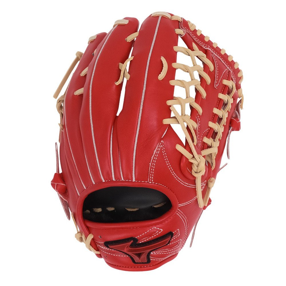 ミズノ 外野手用軟式グラブ レッド - 【公式】 スーパースポーツゼビオ