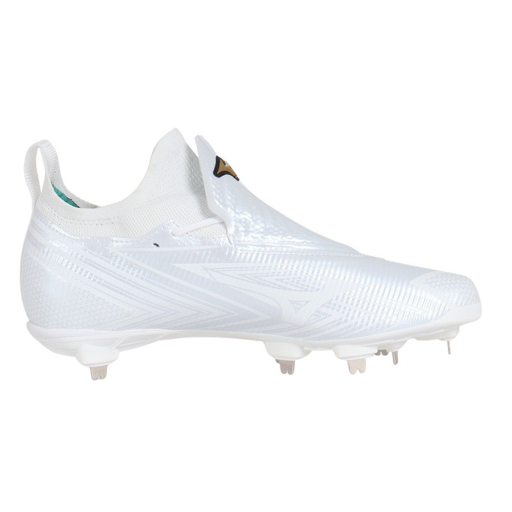 ミズノ（MIZUNO）（メンズ）野球スパイク ミズノプロ 金具 白 ライト