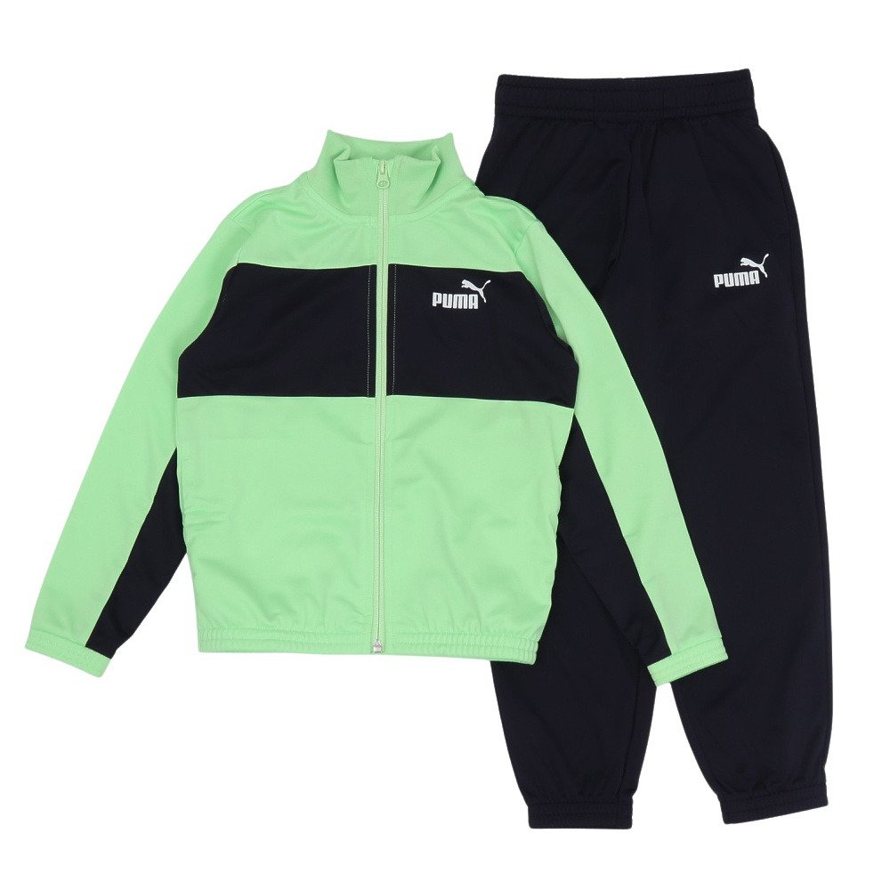 プーマ（PUMA）（キッズ）ポリ カラーブロック スーツ B 上下セット
