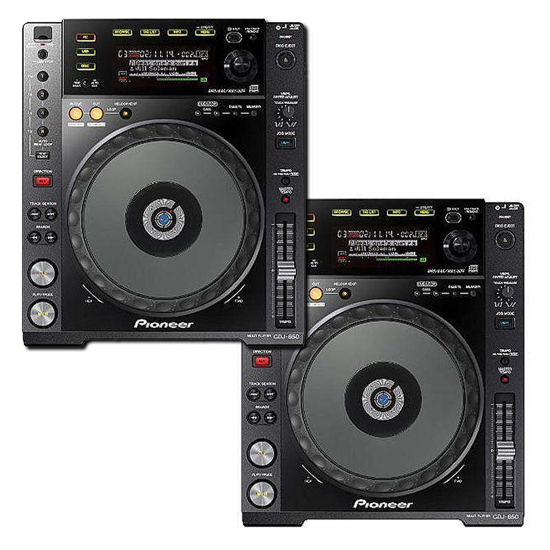 2 x Pioneer CDJ850 Hire - Showtec - Sussex Dj Equipment Hire