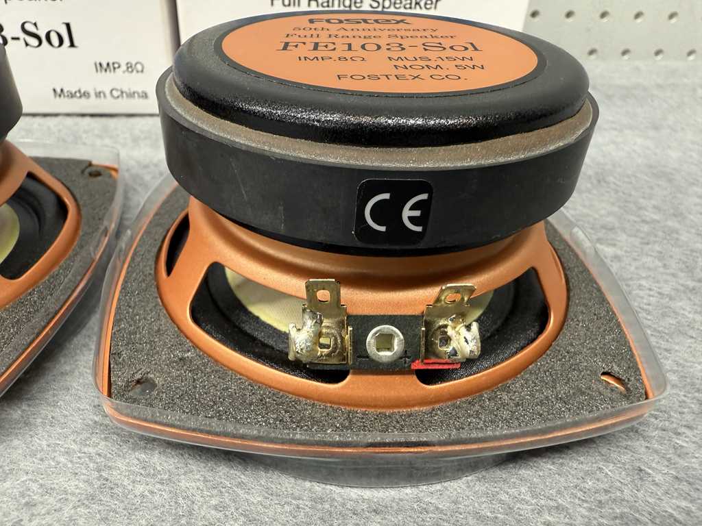 FOSTEX FE103-Sol 8Ω 10cm フルレンジスピーカー | SwingAudio Shop