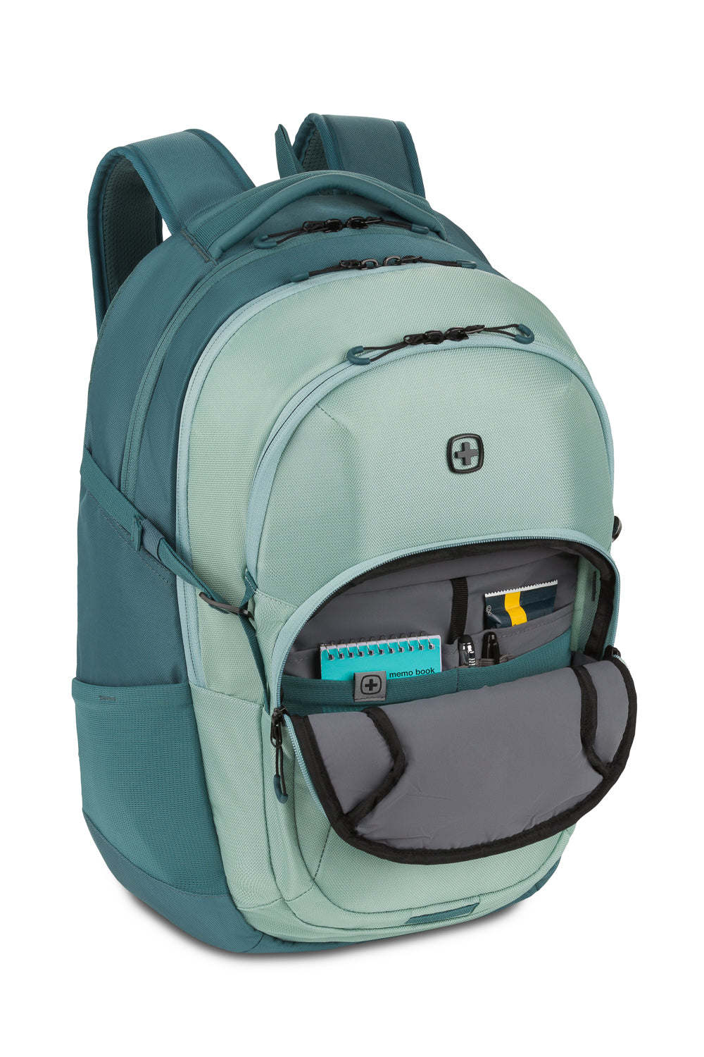 SWISSGEAR Fusion Pro Laptop Backpack in Dark Teal/Light Teal