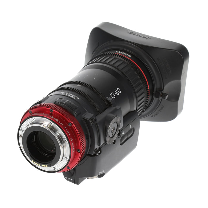 中古品】Canon CN-E18-80mm T4.4 L IS KAS S (EF用) COMPACT SERVO