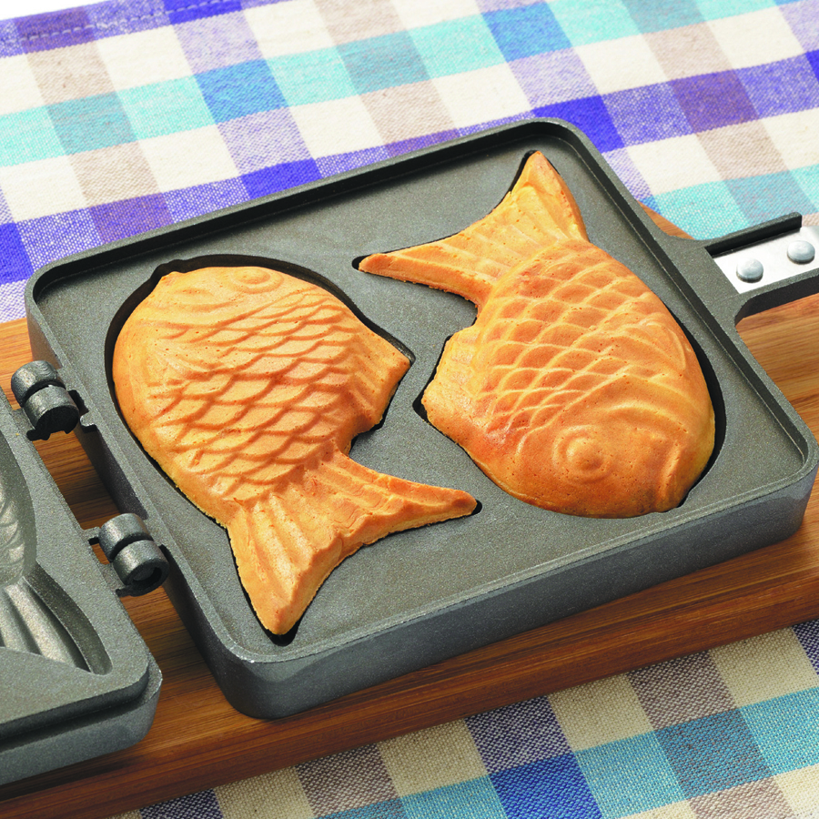 おやつDEっSE ふっ素加工たい焼器 D-419