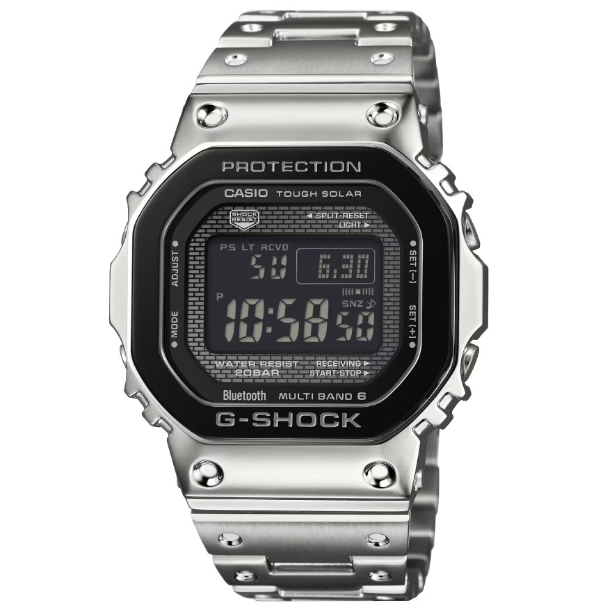 カシオ“G-SHOCK”フルメタル新作【ブラック仕様八角形ベゼル】全3機種