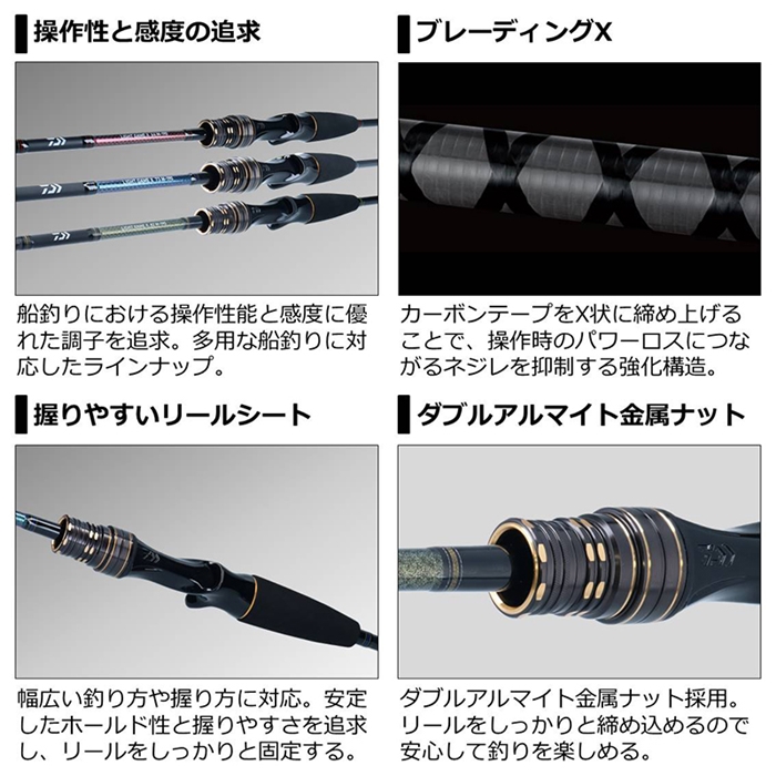 ダイワ ライトゲームX 82 MH-190・R - 釣具のポイント 【公式