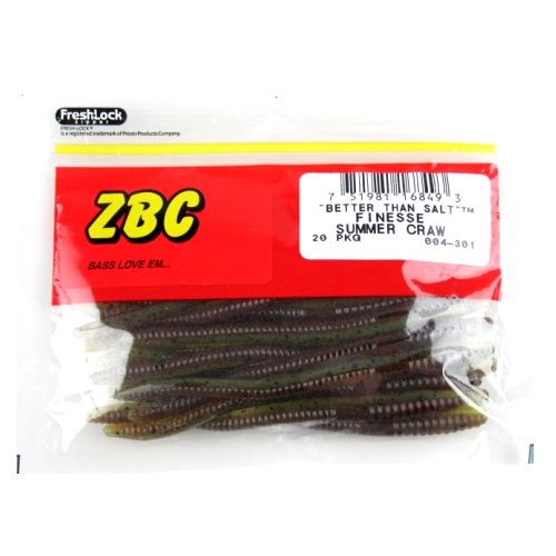 ZBC フィネスワーム ＃301（サマークロー） - 釣具のポイント
