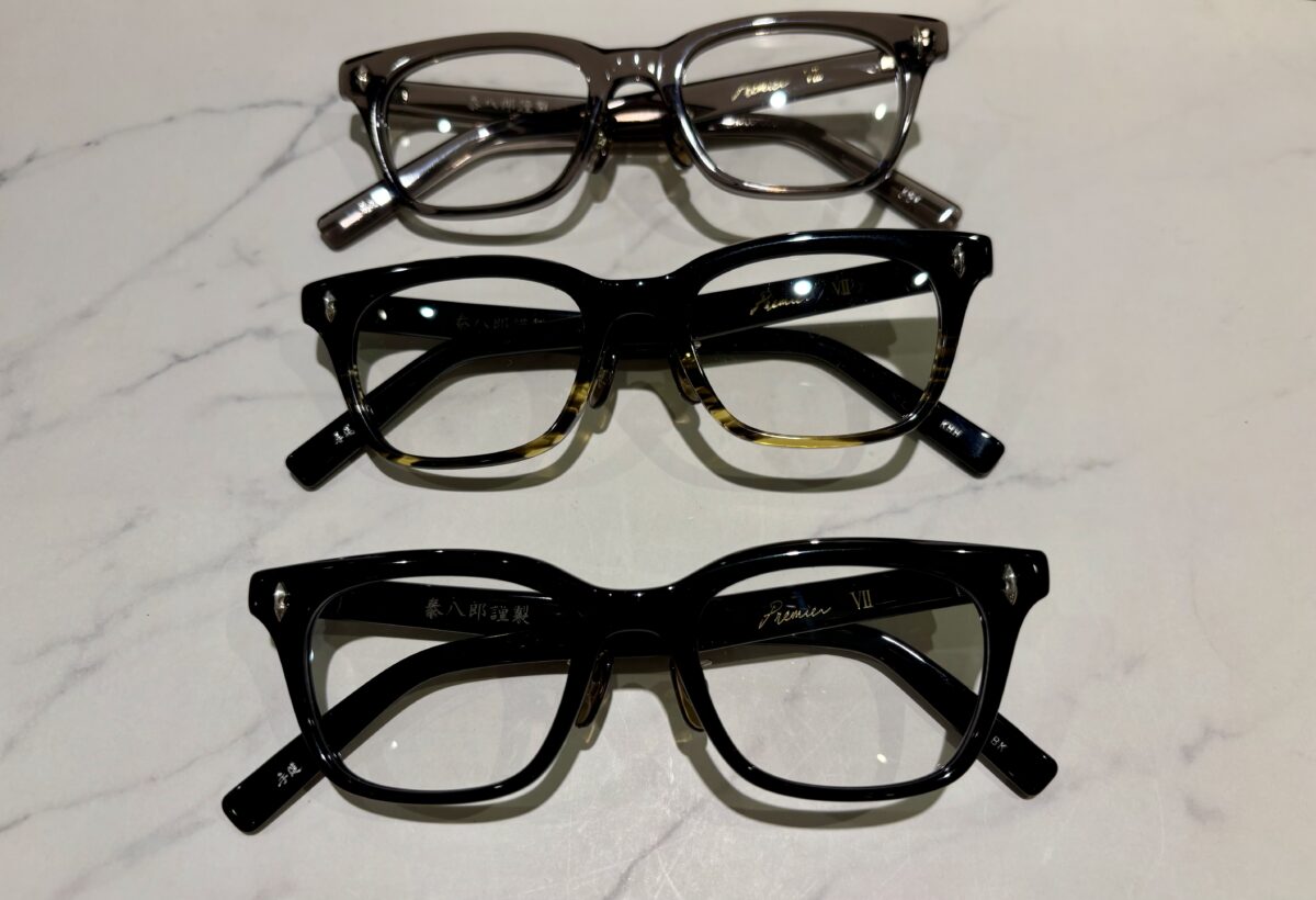 泰八郎謹製《premier7》 職人の造る味わい深い眼鏡です。 | 町田店