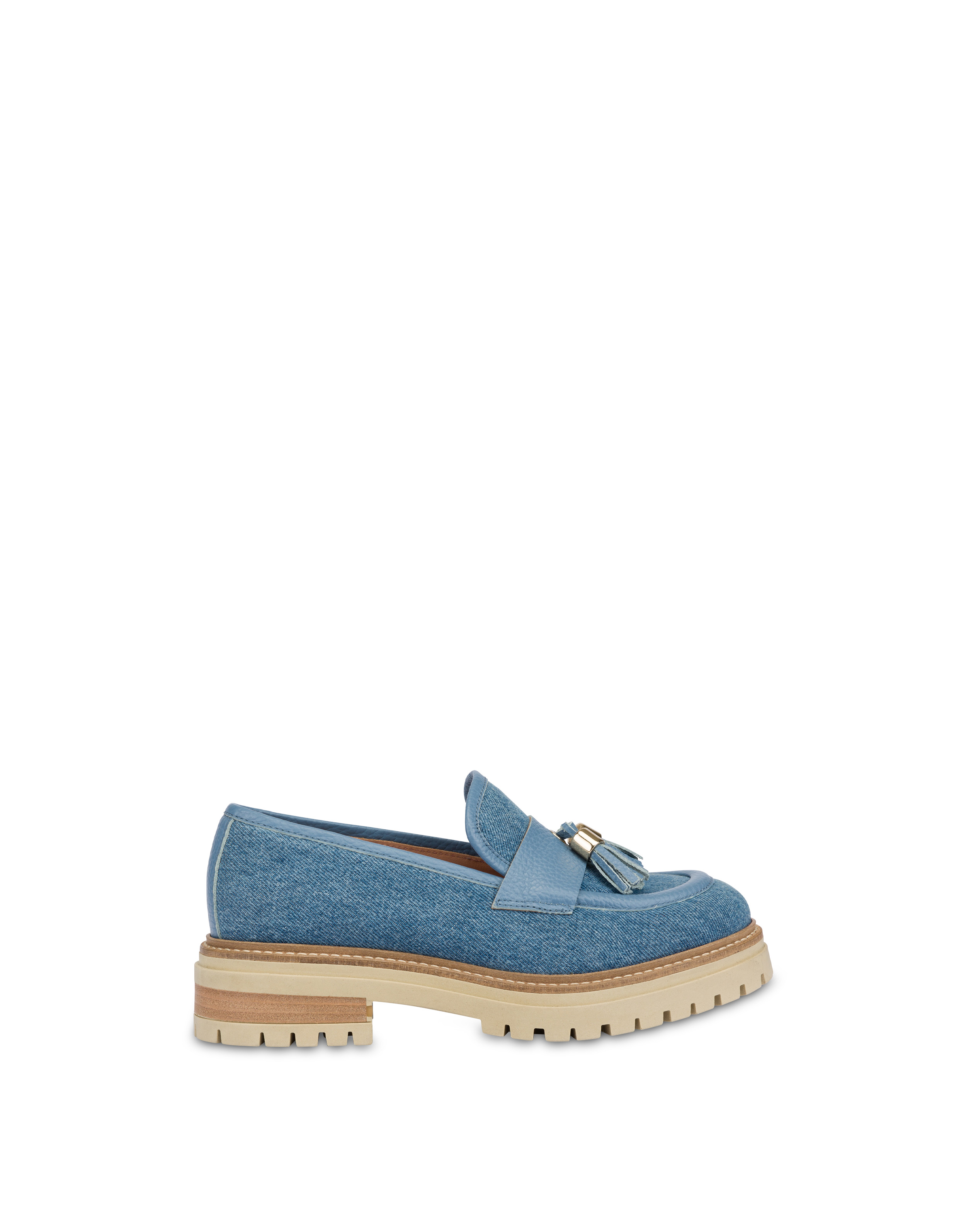 Moorland Denim Loafers Denim/sky | Pollini