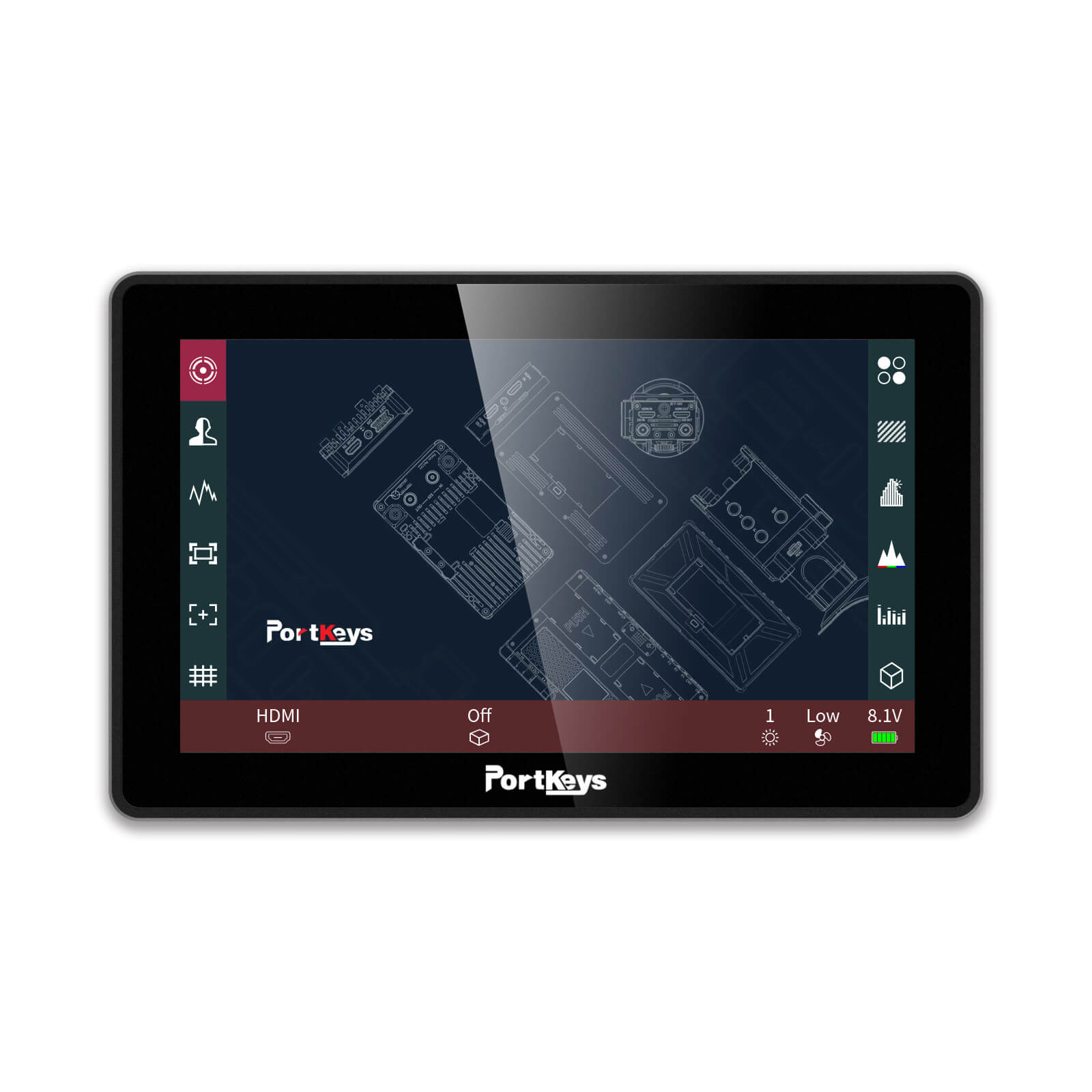 Portkeys BM5 III 5.5インチ 2200nits SDIビデオカメラディスプレイ