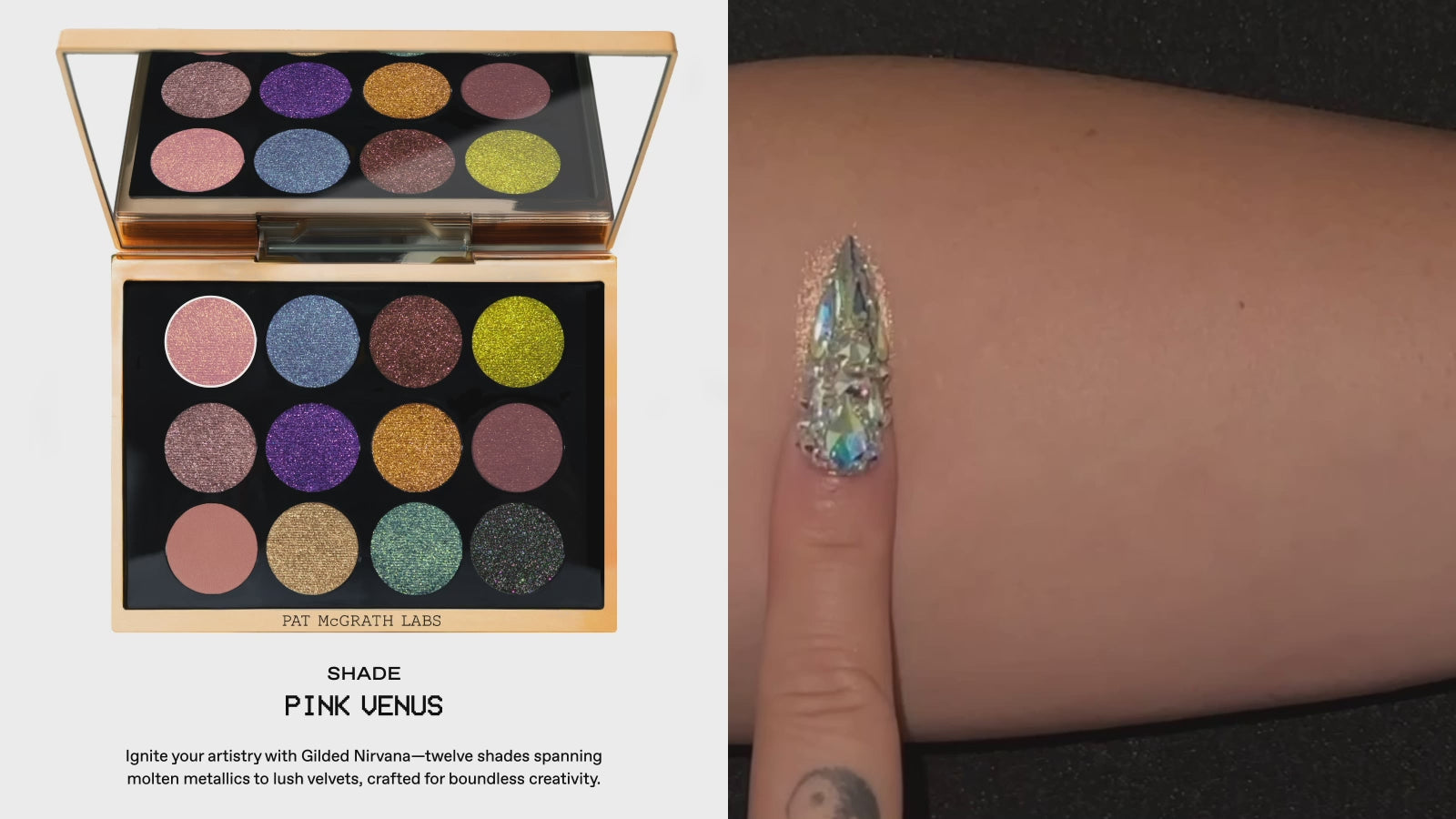 Gilded Nirvana: Mega Eye Shadow Palette